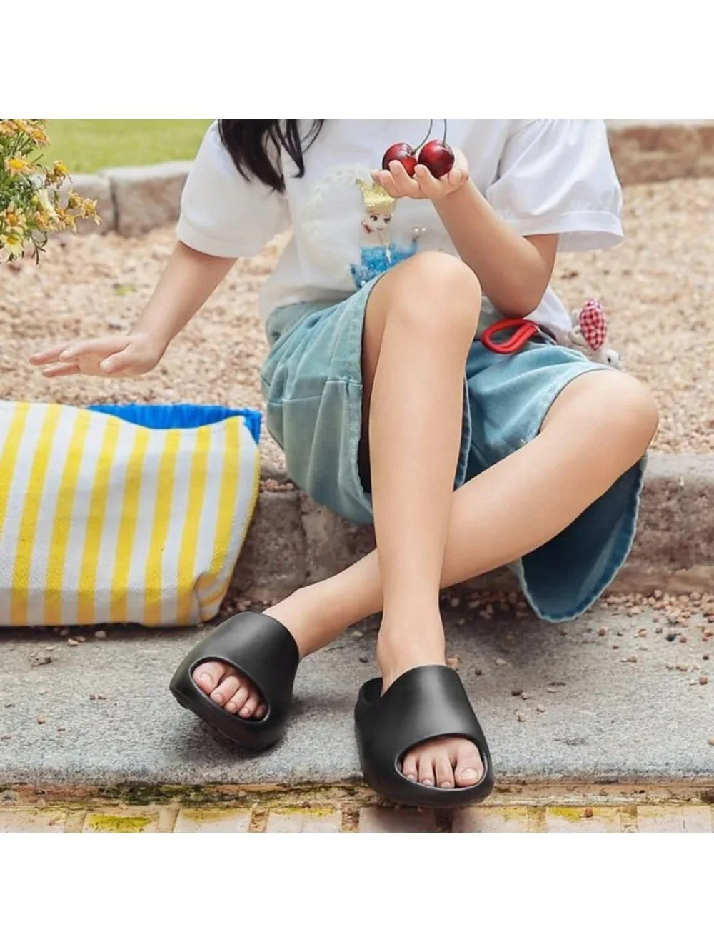 Cozy Kids Cloud Slides | Non-Slip Pillow Slippers for Boys & Girls, Comfort